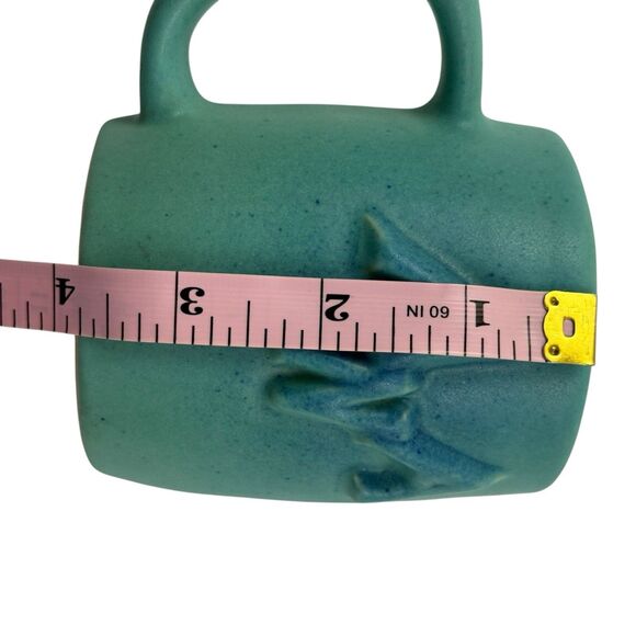 Van Briggle Ming Blue ANA American Numismatic Association Mug Colorado Pottery - Picture 8 of 9